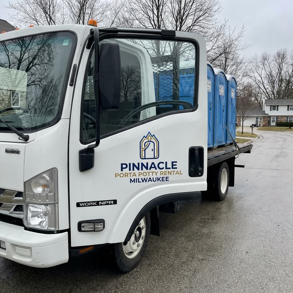 Our Delivery Fleet by Pinnacle Porta Potty Rental Milwaukee